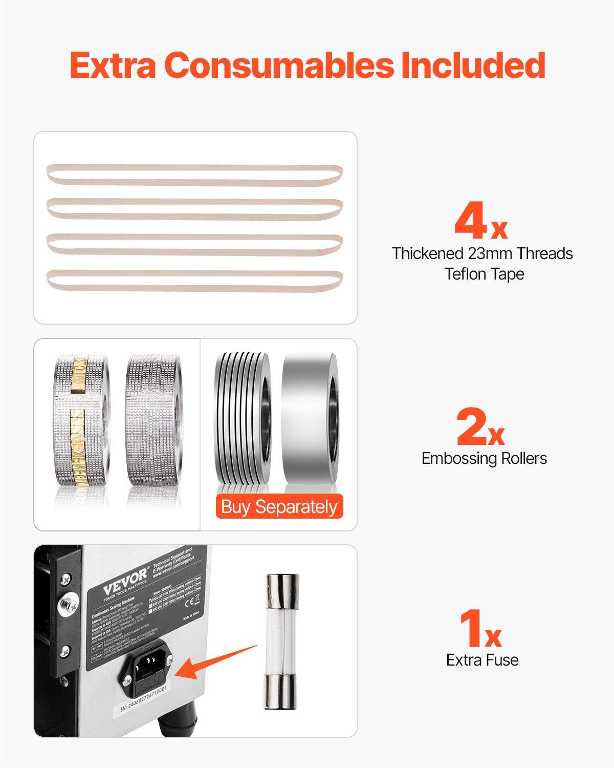 Durchgehende Beutelbandschweißmaschine, 6–12 mm Schweißnahtbreite, vertikale Bandschweißmaschine mit digitaler Temperaturregelung, Edelstahl-Beutelschweißgerät für 0,02–0,8 mm dicke Kunststoffbeutel und -folien