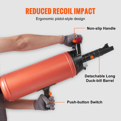 Tire Seater, 2.4 Gal/9 L Air Tire Blaster, 150 PSI Handheld Blaster, Portable Tire Inflator Tool, 87-116 PSI Operating Pressure for Tractor Truck ATV Car and Automobile Repair