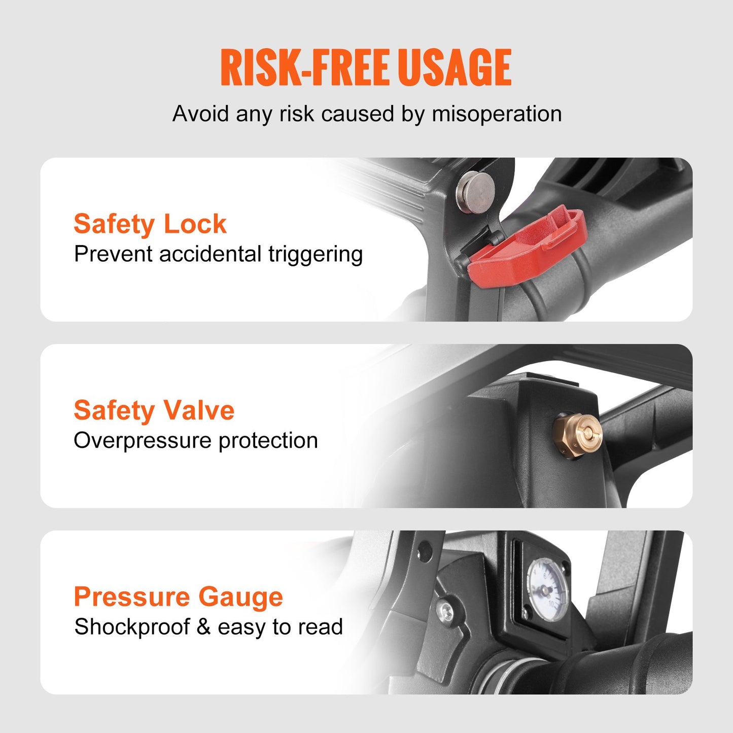 Tire Seater, 2.4 Gal/9 L Air Tire Blaster, 150 PSI Handheld Blaster, Portable Tire Inflator Tool, 87-116 PSI Operating Pressure for Tractor Truck ATV Car and Automobile Repair