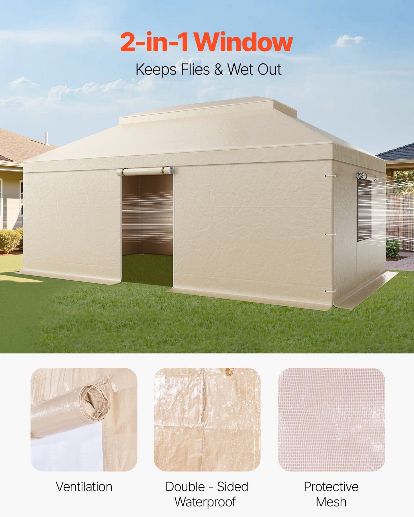 Der Gartenpavillon ist 3,66 x 6,10 m groß und hat eine Höhe von 3,66 x 6,10 m. Der Gartenpavillon ist mit einer Höhe von 3,66 x 6,10 m ausgestattet EU