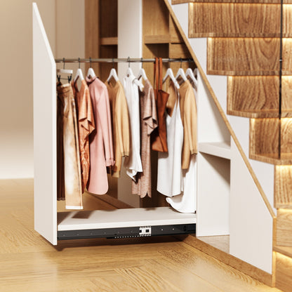 Unterbau-Schubladenschienen, 61 cm (24 Zoll), Vollauszug, Kugellager, für Treppenschränke, Tragkraft 118 kg (260 lb), robuste untere Treppenschrankgleiter, für den Selbstaustausch, Schwarz