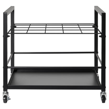 Blueprint Storage Rack, 20 Slots Blueprint Holder with Wheels, Mobile Metal Blueprint Storage Cart for Map Poster Architectural Construction Plan, Roll File Organizer for Home, Office, School