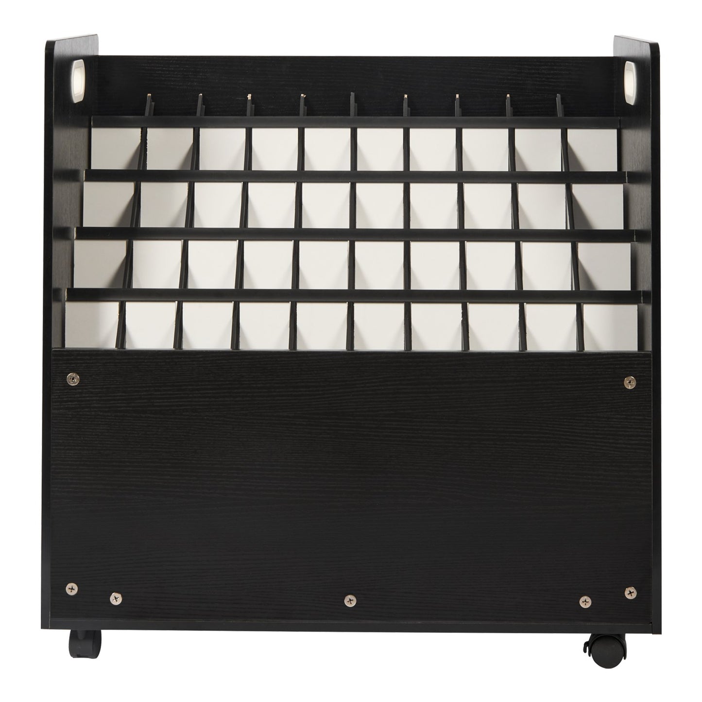 Bauplan-Aufbewahrungsständer, mobiler Bauplan-Aufbewahrungsschrank mit 50 Fächern, Rollcontainer aus Holz für Baupläne, Karten, Poster und Architekturpläne, Bauplan-Ablagehalter für Zuhause, Büro und Schule