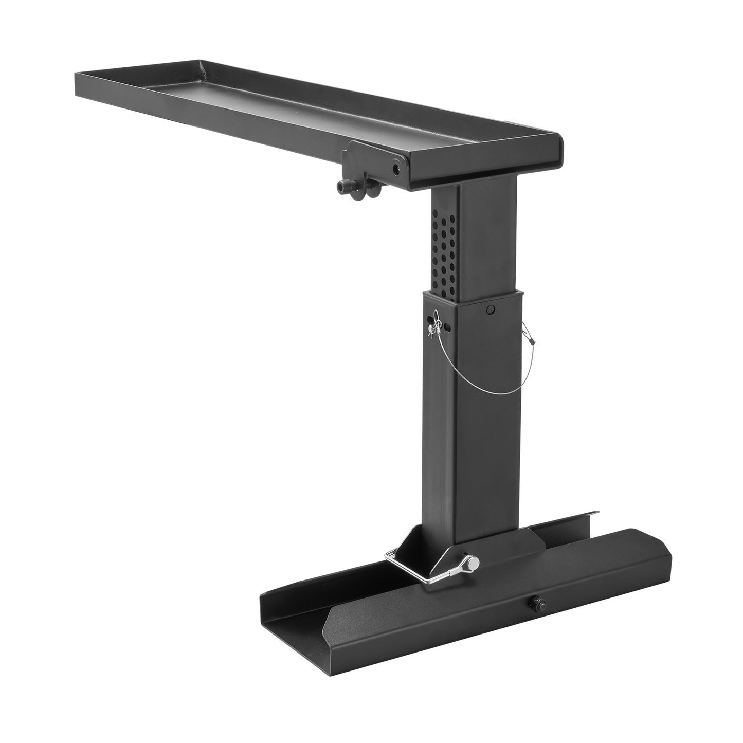 Ladder Levler, 23.4 L x 11.4-18 in H Support Surface, Steel Ladder Leveling Tool, Folding Pitch Hopper, Stair Ladder Stabilizer Easy to Use,Extension Ladder Accessories for Uneven Ground