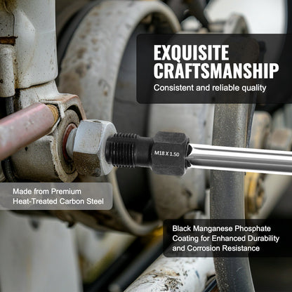 7-teiliges Gewindeschneidwerkzeug-Set, metrisches Gewindereparaturwerkzeug M10 M12 M14 M18 M20 M22, Gewindereparatur-Werkzeugset mit Aufbewahrungskoffer, wärmebehandelter Kohlenstoffstahl, für Gewindereparaturen im Automobilbereich