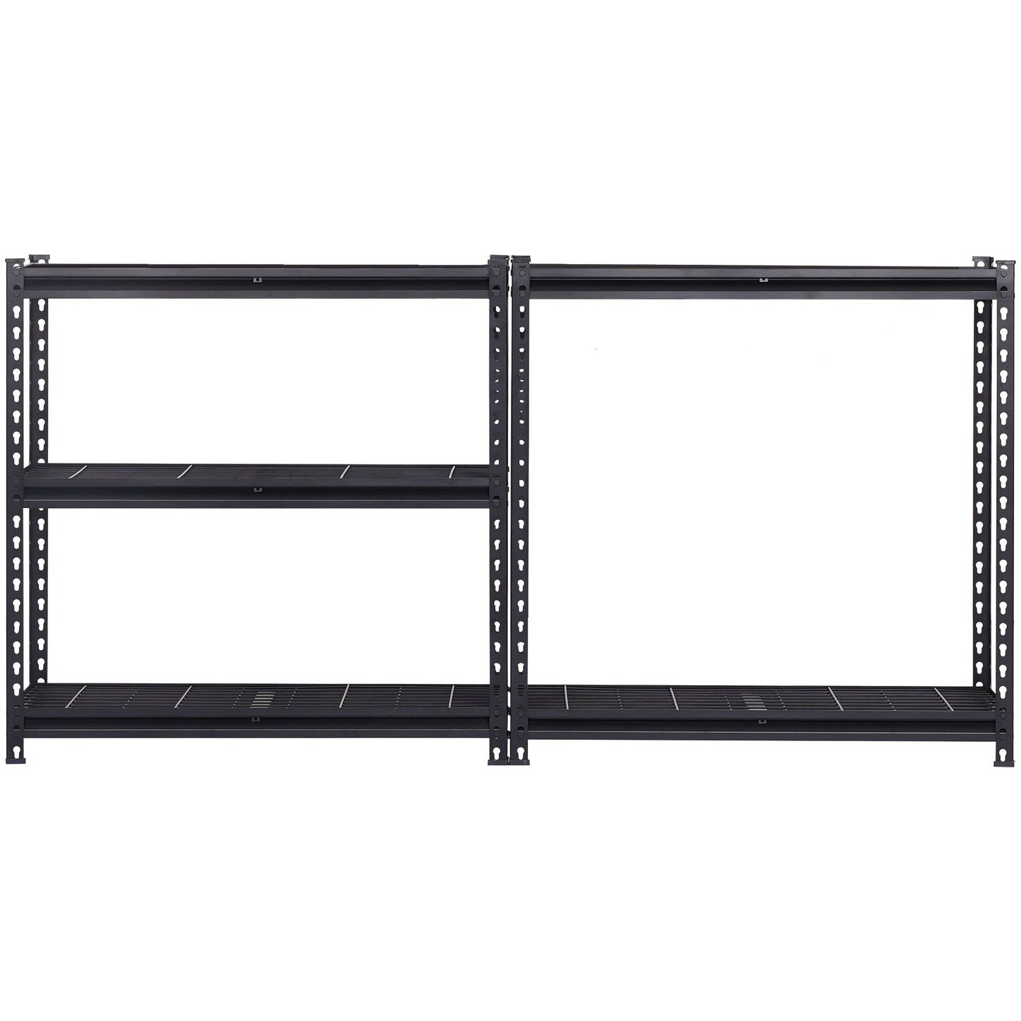 Storage Shelves, 2000 lbs, 5 Tier Heavy Duty Garage Shelving, 16" D x 36" W x 72" H Adjustable Metal Shelves for Industrial Shelving Unit Utility Shelf, for Kitchen, Warehouse, Basement, Black
