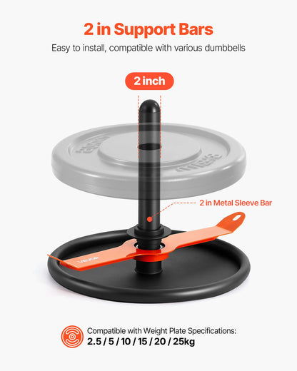 Gewichtsschlitten, Stahl-Kraftschlitten, Fitness-Schlitten für Krafttraining zur Verbesserung der Geschwindigkeit beim sportlichen Training, Trainingsgerät mit Gurtzeug, kompatibel mit 51-mm-Gewichtsscheiben, Orange &amp; Schwarz