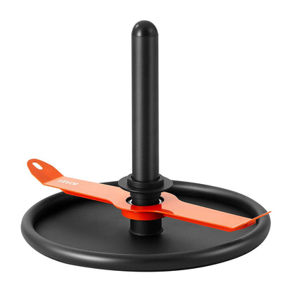 Gewichtsschlitten, Stahl-Kraftschlitten, Fitness-Schlitten für Krafttraining zur Verbesserung der Geschwindigkeit beim sportlichen Training, Trainingsgerät mit Gurtzeug, kompatibel mit 51-mm-Gewichtsscheiben, Orange &amp; Schwarz