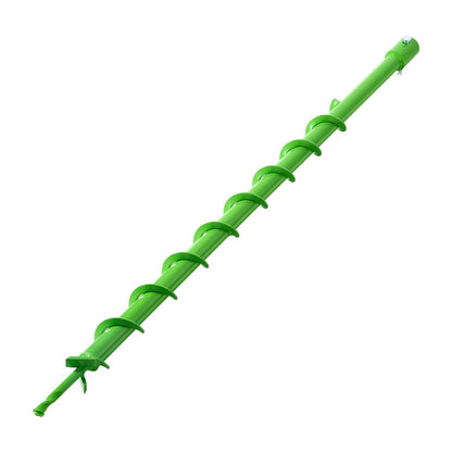 Auger Drill Bit for Planting, 40 x 800 mm Spiral Drill Bit, Compatible with 20mm ID Drive Drills, Heavy Duty Bulb Planter Tool, Post Hole Drilling Attachments for Garden Digger Fence