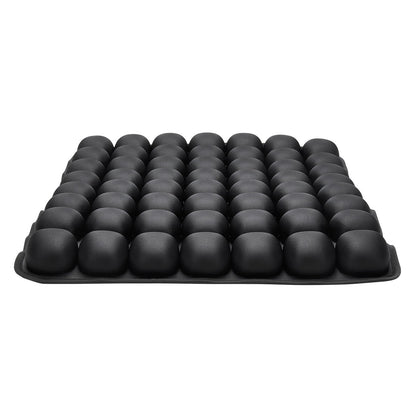 Aufblasbares Sitzkissen, 3D-Luftzellen-Sitzkissen zur Druckentlastung, Rollstuhlsitzauflage aus Lycra und TPU mit Handpumpe, leicht und tragbar für Reisen, Büro, Auto und Flugzeug