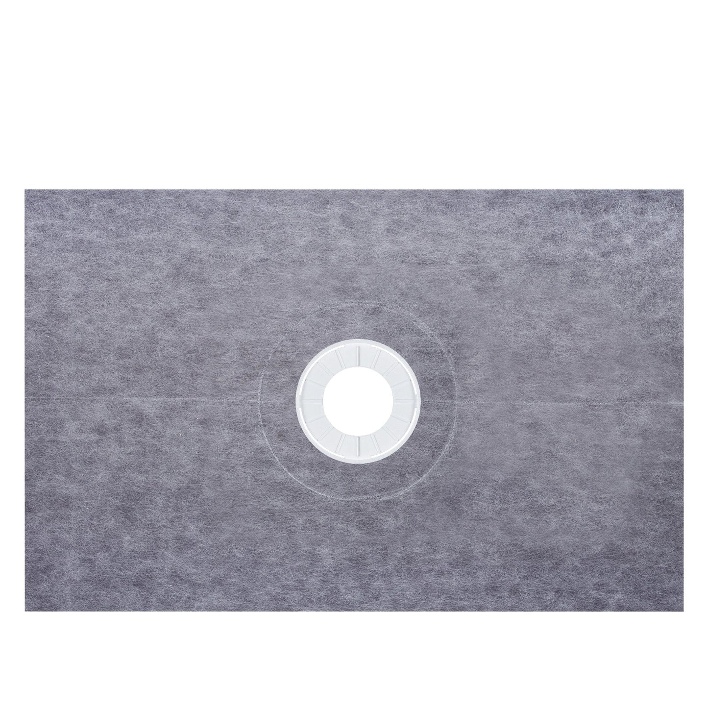 Shower Curb Kit, 38" x 60" ABS Watertight Shower Curb Overlay with 4" ABS Central Bonding Flange, 4" Stainless Steel Grate and Trowel, Cuttable Shower Curb, Shower Pan Fit for Bathroom