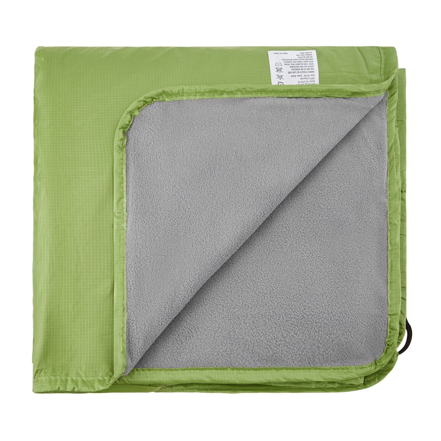 Camping Blanket 2x1,5m (79" x 59") Wearable Warm Stadium Blanket Outdoor Light Green