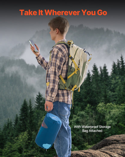 Camping Blanket 1.9 x 1.32 m (75" x 52") Wearable Warm Stadium Blanket Outdoor Printed