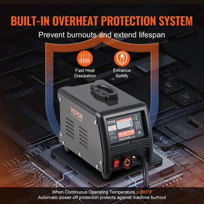 Stud Welder Dent Repair Kit, 3KW Spot Welder Dent Puller with Auto/Manual Welding & 9 Versatile Modes, Auto Body Spot Welding Dent Puller Machine for Car, Truck Dent Repair