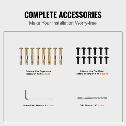 Treppengeländer für den Außenbereich, 48 x 35,5 Zoll, verstellbar von 0 bis 45 Grad, für Treppen mit Querverstrebungen, aus schwarzem Aluminium