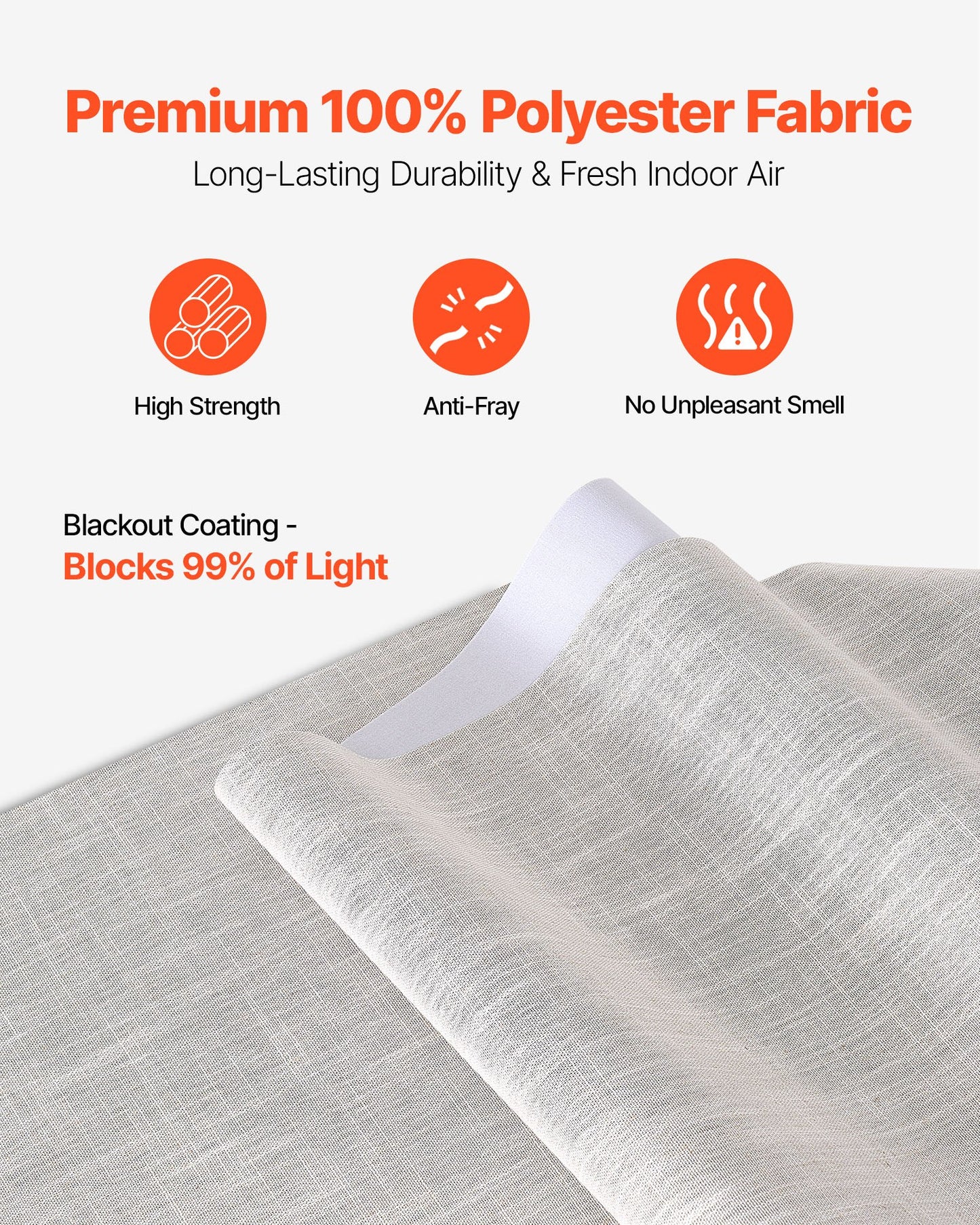 Panel Track Blinds, Extendable Track from 116 cm to 218 cm W, Trimmable Panel Curtains Up to 243cm H, Vertical Blackout Panel Blinds for Sliding Doors, Patio Doors, Room Divider, Light Gray