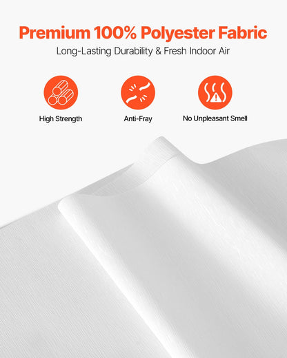 Panel Track Blinds, Extendable Track from 116 cm to 218 cm W, Trimmable Panel Curtains Up to 243cm H, Adjustable Vertical Panel Blinds for Sliding Doors, Patio Doors, Room Divider, Window, White