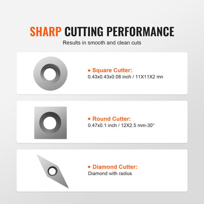 Drechselmeißel-Set, 3-teilig, Holzbearbeitungswerkzeuge, Hartmetallstahl, Werkzeugkasten