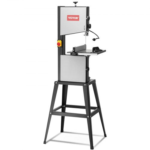 Band Saw with Stand Benchtop Bandsaw 24.5 cm 370W Two-Speed Adjustable