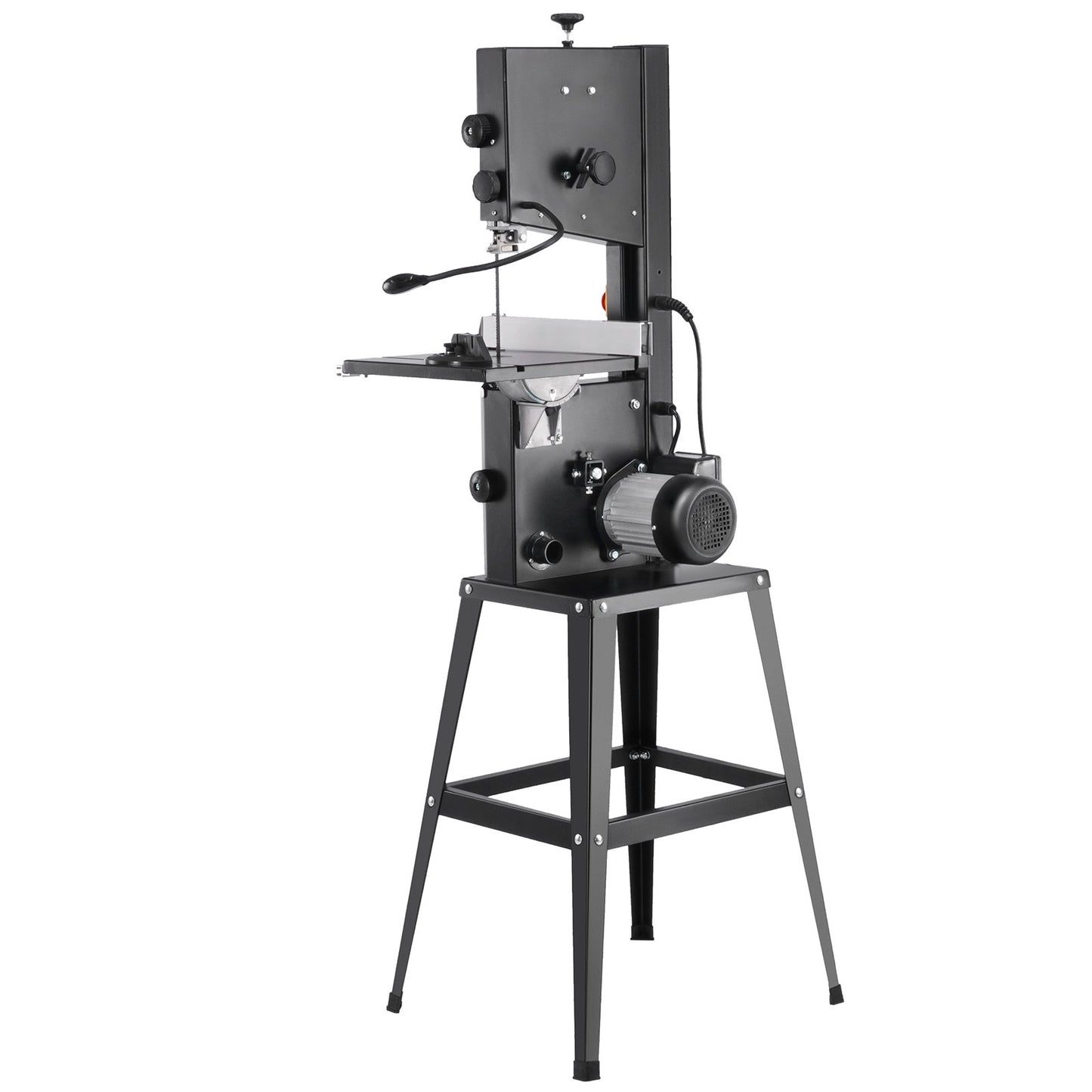 Band Saw with Stand Benchtop Bandsaw 24.5 cm 370W Two-Speed Adjustable