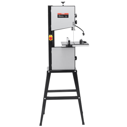 Band Saw with Stand Benchtop Bandsaw 24.5 cm 370W Two-Speed Adjustable