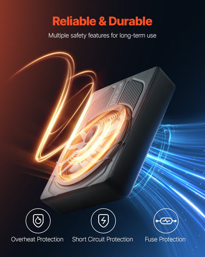 10-Zoll-Subwoofer (440 W) für die Montage unter dem Sitz, schlanker Aktiv-Subwoofer mit blauer Ambientebeleuchtung, flacher Audio-Subwoofer mit integriertem Verstärker und Fernbedienung für SUVs, PKWs, LKWs und Wohnmobile