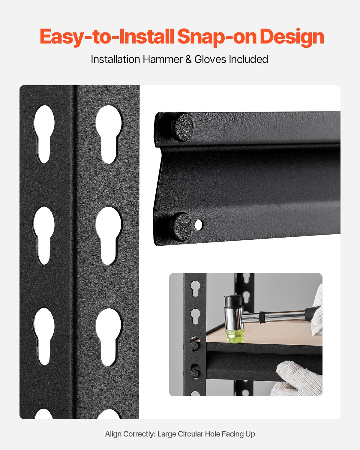 Storage Shelves, 2000 lbs, 5 Tier Garage Storage Shelving, 16" D x 36" W x 71.4" H Adjustable Metal Shelves for Garage Shelves Utility Rack Shelf, Ideal for Kitchen, Warehouse, Basement, Black