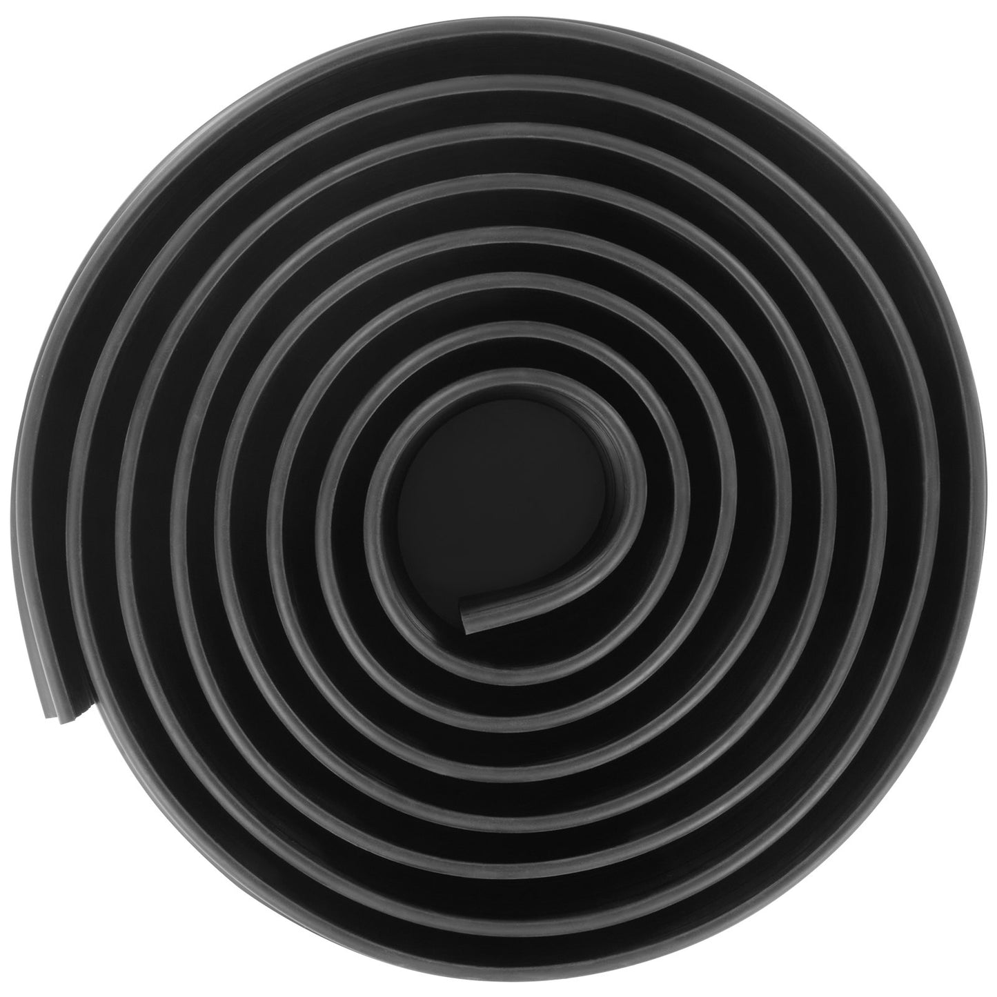 Garage Door Threshold Seal Strip, 12 FT Universal Garage Door Floor Seal Strip with Adhesive, Garage Door Bottom Weatherproof Strip, Upgraded Thick PVC DIY Weather Stripping Replacement, Black