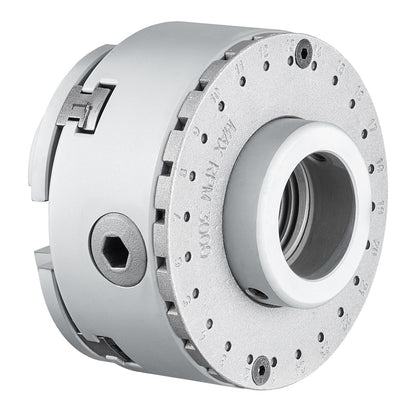 KP965 Lathe Chuck, 4-Jaw 9.5 cm Diameter, Metal Lathe Chuck Turning Machine Accessories with 5 Sets of Jaws, Self-centering Tool, for Precision Machining, Grinding Machines, Milling Machines