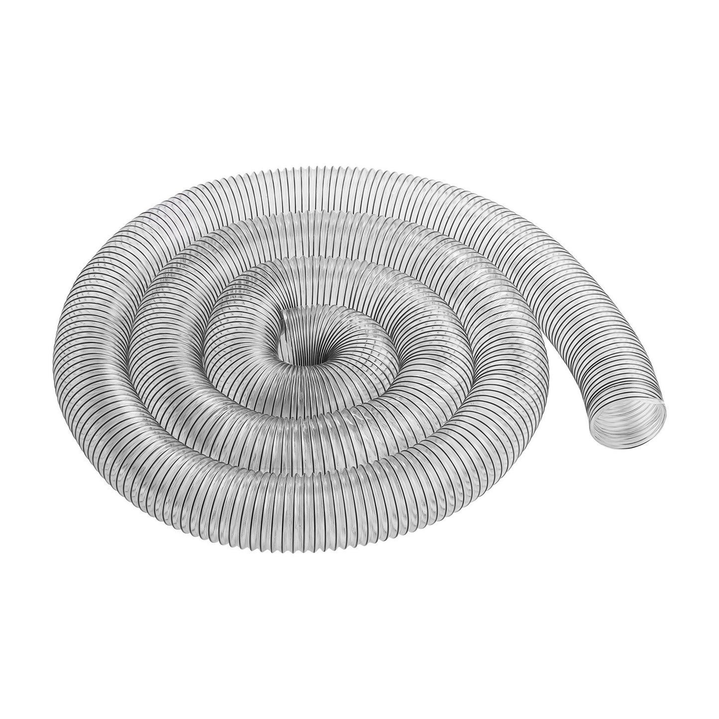 10,2 cm x 609,6 cm Staubabsaugschlauch, verdicktes PVC, flexibler, transparenter Schlauch