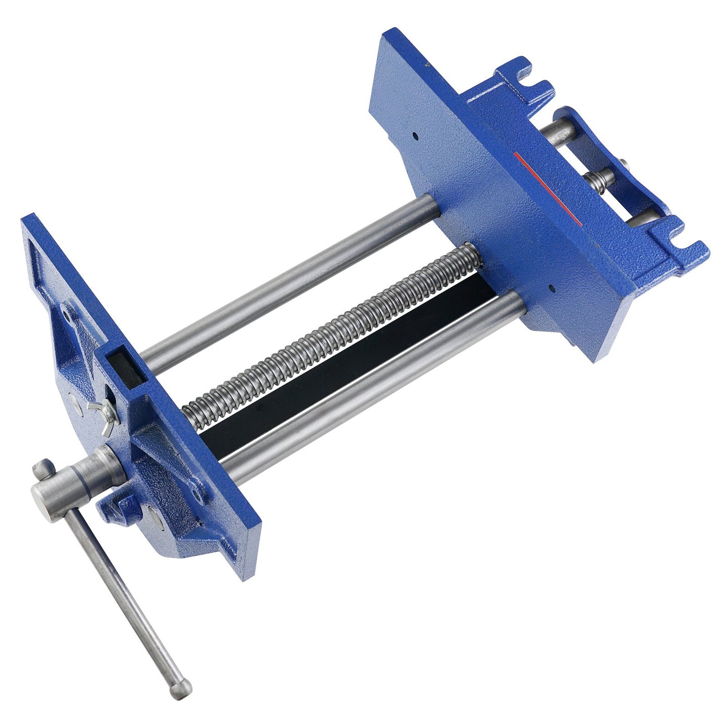 Holzbearbeitungsschraubstock, 13-Zoll-Werkbankschraubstock, robuster Gusseisenschraubstock für Werkbänke, 10,6 Zoll Backenbreite, mit Schnellspannhebel zum Holzbearbeiten, Schneiden und Bohren