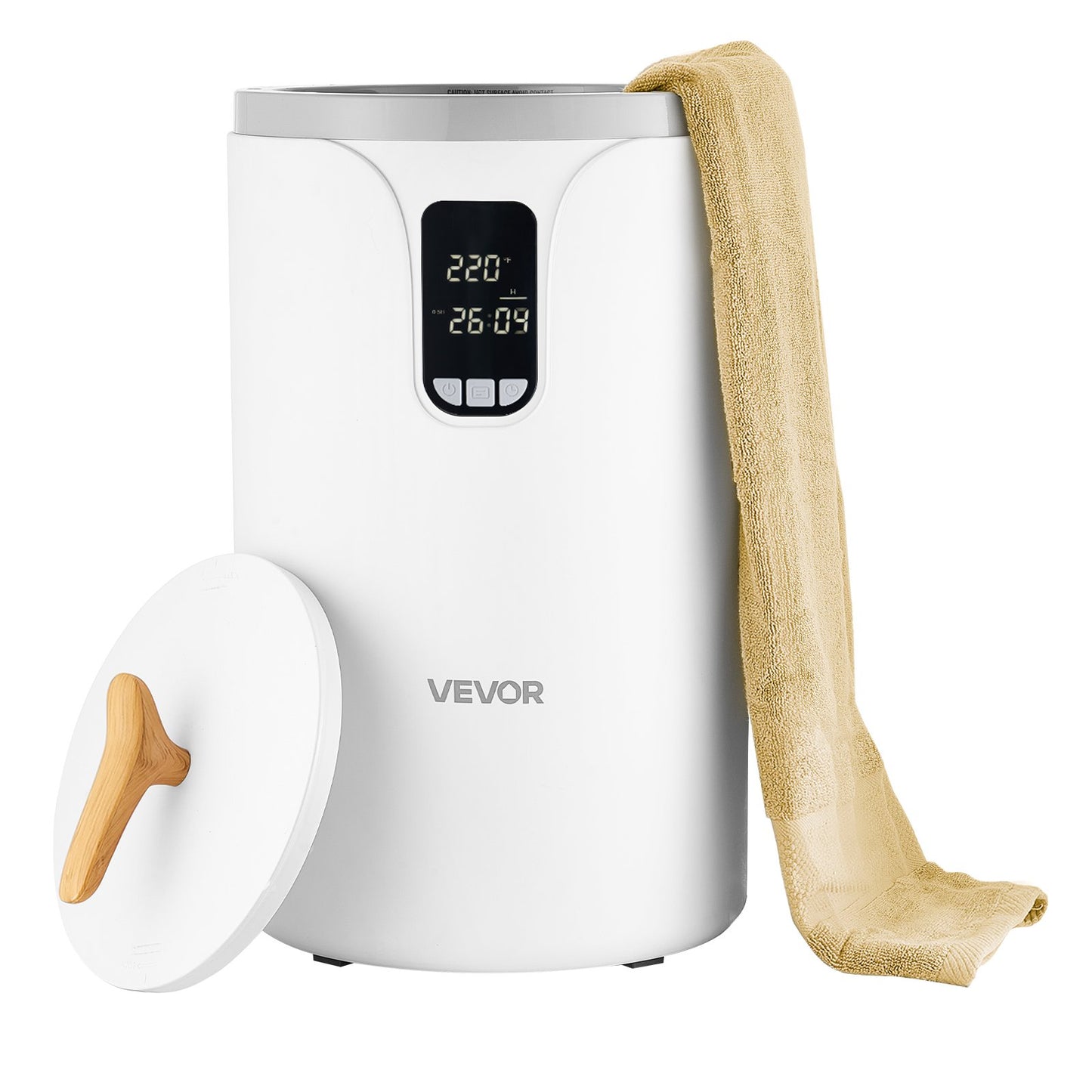 Towel Warmers for Bathroom, Towel Warmer Bucket with 24H Delay Timer & Child Lock & Auto Shut Off for Spa Fits up to 3 Oversized Bath Towels, Blankets, Clothes, Bathrobes, PJ's and More