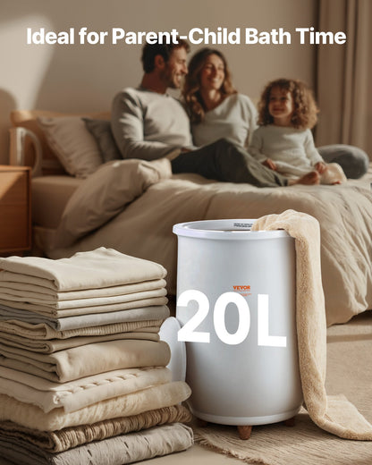 Towel Warmers for Bathroom, Towel Warmer Bucket Auto Shut Off for Spa Fits up to 3 Oversized Bath Towels, Blankets, Clothes, Bathrobes, PJ's and More