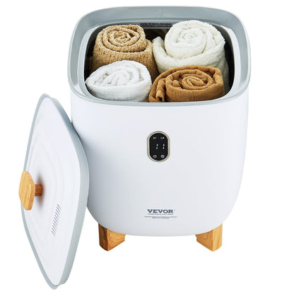 Towel Warmers for Bathroom, 25 L Towel Warmer Bucket with Auto Shut Off for Spa Fits up to 5 Oversized Bath Towels, Blankets, Clothes, Bathrobes, PJ's and More