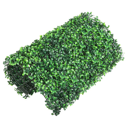 Artificial Boxwood Panel UV 24pcs Boxwood Hedge Wall Panels Artificial Grass Backdrop Wall 20" X 20" 4 cm Green Grass Wall Fake Hedge for Decor Privacy Fence Indoor Outdoor Garden Backyard