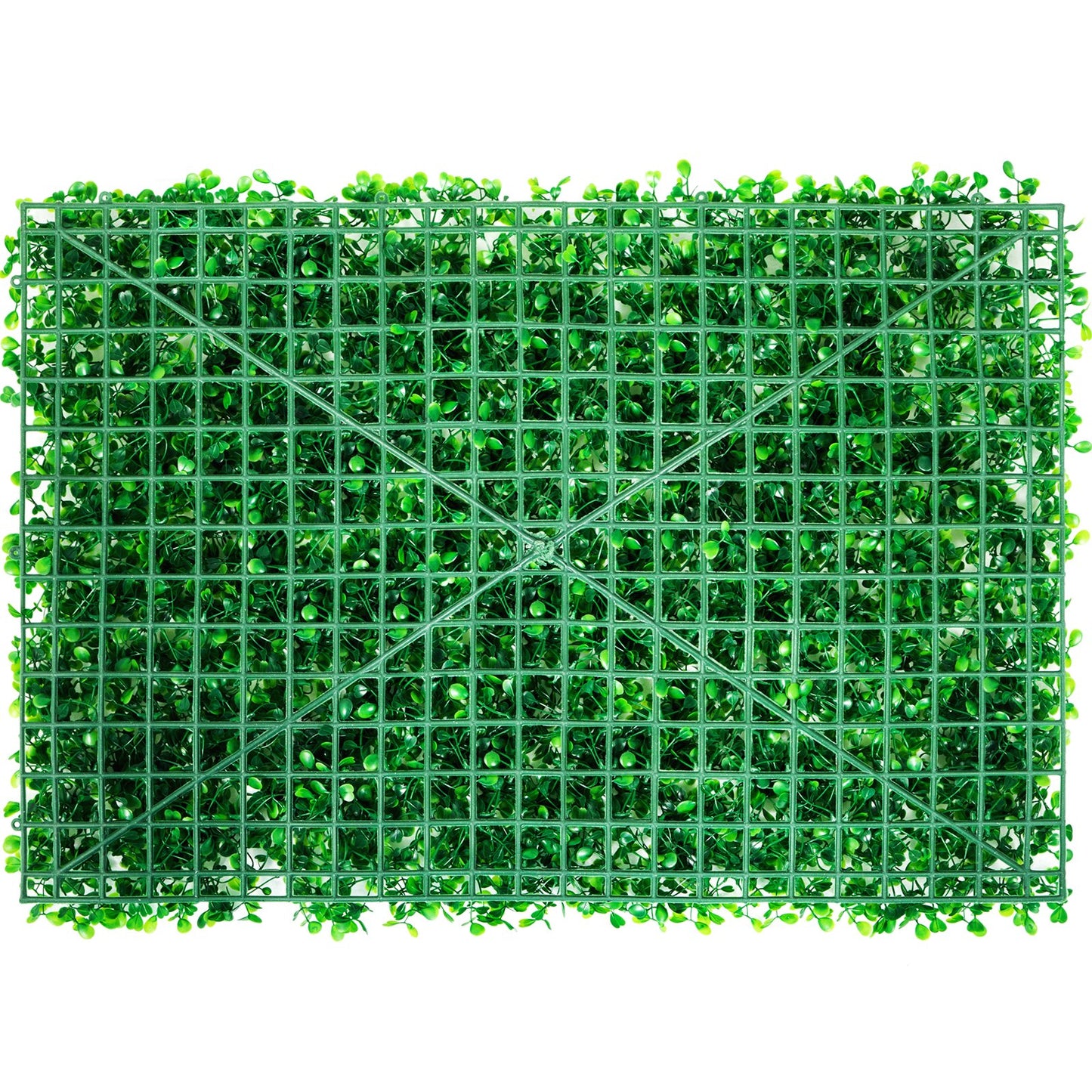 Artificial Boxwood Panel UV 4pcs Boxwood Hedge Wall Panels Artificial Grass Backdrop Wall 24X16" 4 cm Green Grass Wall Fake Hedge for Decor Privacy Fence Indoor Outdoor Garden Backyard