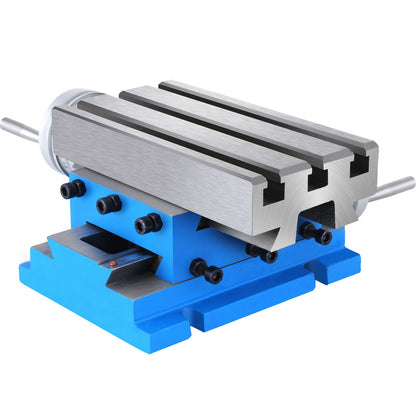 Milling Machine Worktable Cross Slide Table 10.2 x 18.5 cm Compound For Bench Drill Vise