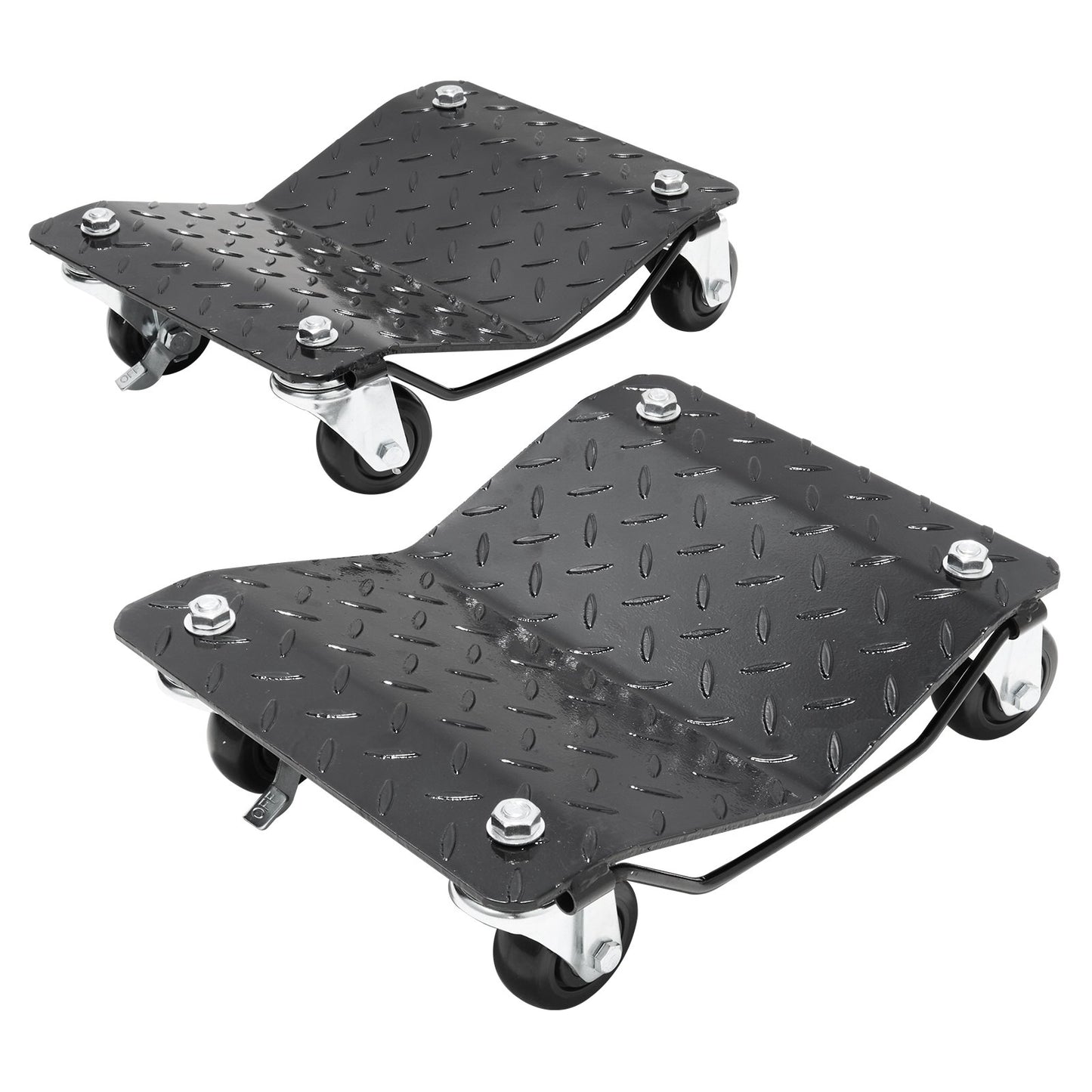 Car Dolly Wheel Tire Dolly 2 PCS Heavy Duty Skate Auto Repair Dolly 1360.8 kg