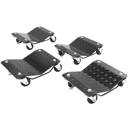 Car Dolly Wheel Tire Dolly 4 PCS Heavy Duty Skate Auto Repair Dolly 2721.6 kg