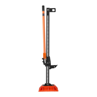 Farm Jack with Base, 152.5 cm Utility High Lift Farm Jack, 3.18 Ton Capacity Ratcheting Off Road Utility Jacks, Heavy-Duty Lift Jacks with 130.1-1380 mm Lifting Range for Tractor, Truck, SUV