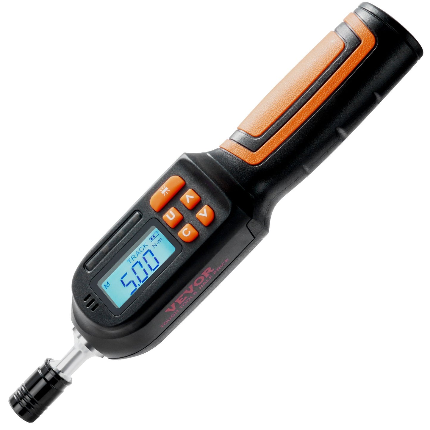 Digital Torque Screwdriver, 0.64 cm Drive Screwdriver Torque Wrench, Electrician Torque Screwdriver with LCD, 0.30-7.98 N·m Torque Range, 0.01 N·m Increment Torque Screwdriver with Bits & Case