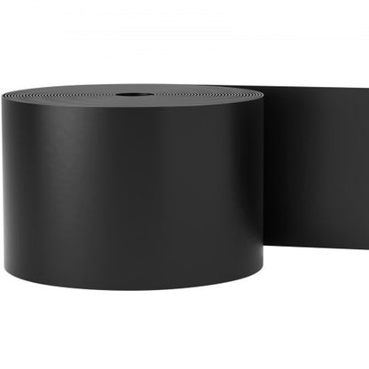 Landscape Edging, 25.4 cm Depth 45.7 m Total Length, Recycled HDPE Coiled Terrace Board, Flexible Bender Border for Landscaping, Lawn, Garden, Yard, Against Invading Weeds, Black