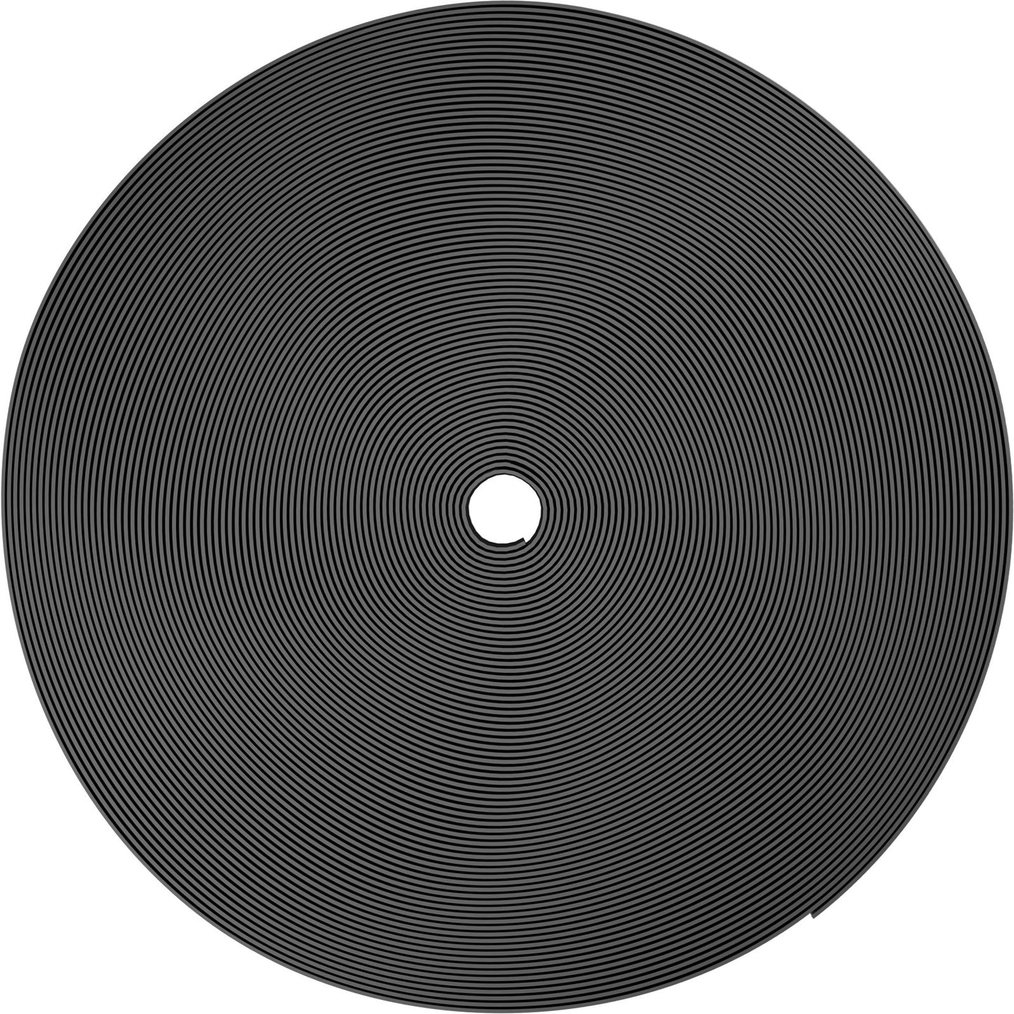 Landscape Edging, 25.4 cm Depth 45.7 m Total Length, Recycled HDPE Coiled Terrace Board, Flexible Bender Border for Landscaping, Lawn, Garden, Yard, Against Invading Weeds, Black