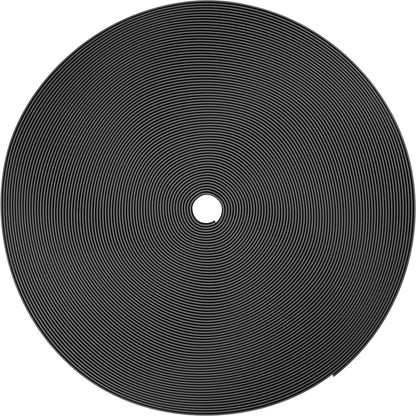 Landscape Edging, 25.4 cm Depth 45.7 m Total Length, Recycled HDPE Coiled Terrace Board, Flexible Bender Border for Landscaping, Lawn, Garden, Yard, Against Invading Weeds, Black