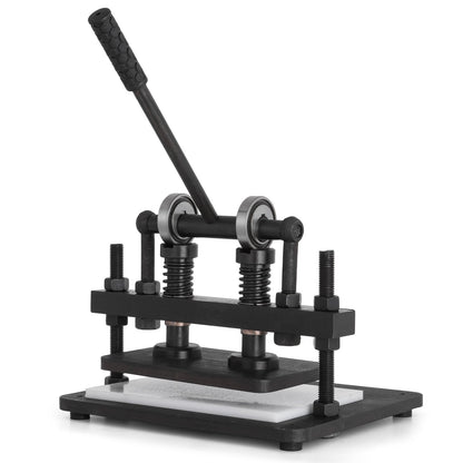 Leather Cutting Machine 260x150mm Manual Die Cutter Heavy Duty Leather Embossing Machine Hand Press Mold Mould Leather Die Cut Leather Craft Cutting Machine for Various Materials