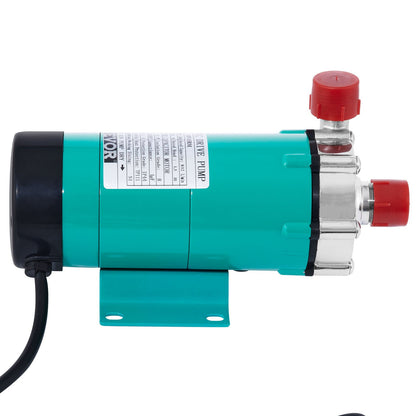 Magnetic Beer Pump with Food MP-15RP Grade Well Pump Stainless Steel Head Magnetic Drive Brewing Beer Pump with High Temp Magnetic Brewing Beer Pump