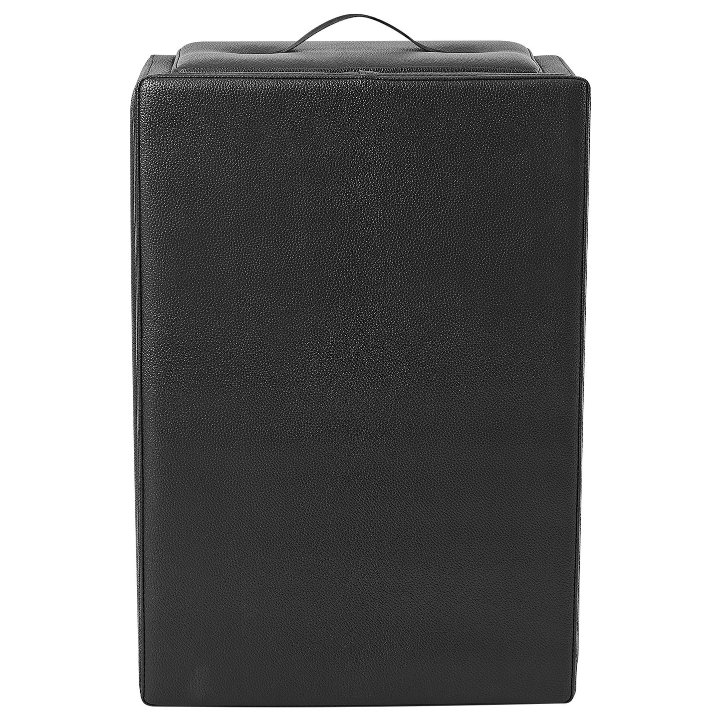 Pilates-Box für Reformer, 25 x 17 x 9 Zoll, Sitzbox für Pilates-Reformer-Übungen, hochwertiges Zubehör aus PU und Holz, verbessert Kraft, Balance und Beweglichkeit, Heim-Fitnessstudio, Schwarz