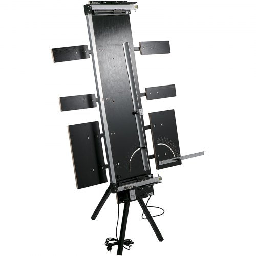 Styrofoam Cutting Machine 42cm Max. Cut Thickness Foam Cutter 127cm Max. Length Hot Wire Foam Cutter 0-90° Styrofoam Cutter Six Heating Wires with Stand Lateral Plate for Cutting Foam Pearl Cott