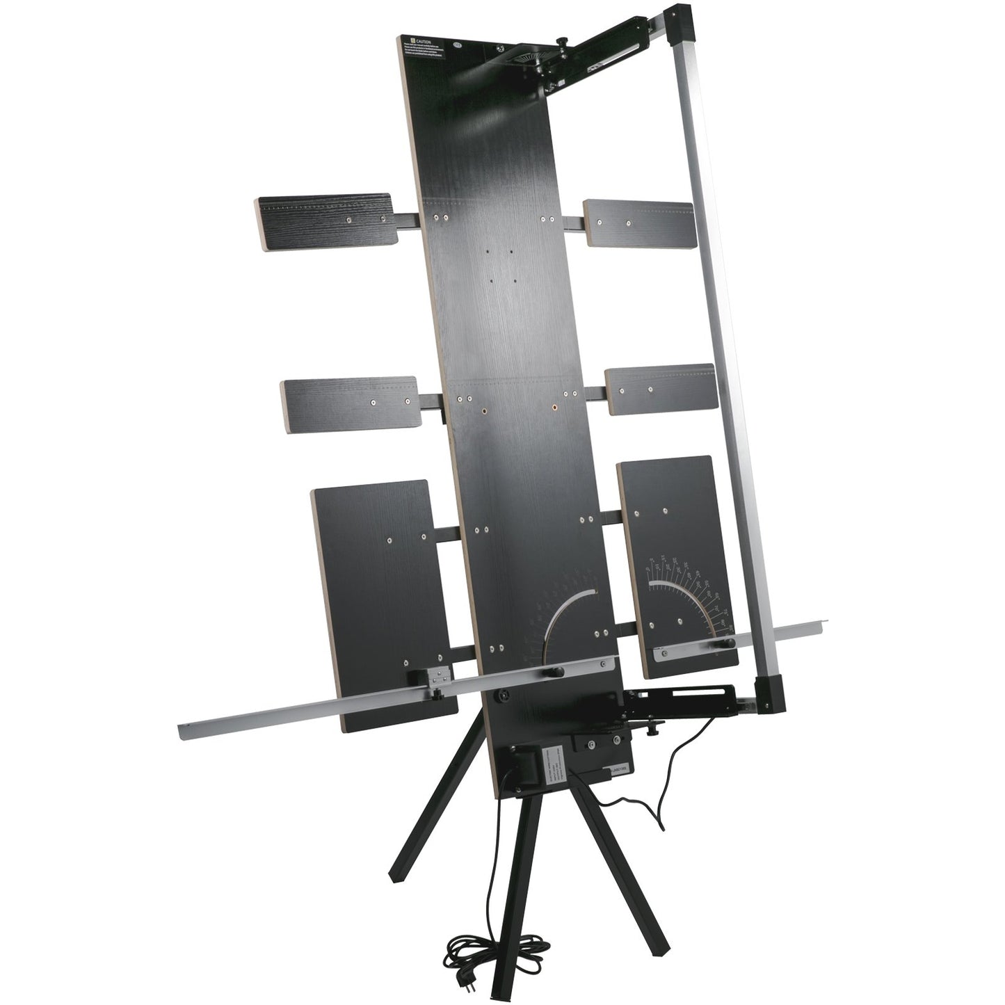 Styroporschneidemaschine, max. 42 cm Schnittstärke, max. 127 cm Schnittlänge, Heißdraht-Schaumstoffschneider, 0–90°-Schneidewinkel, sechs Heizdrähte mit Ständer, seitliche Schneidplatte, Pearl Cott