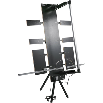 Styroporschneidemaschine, max. 42 cm Schnittstärke, max. 127 cm Schnittlänge, Heißdraht-Schaumstoffschneider, 0–90°-Schneidewinkel, sechs Heizdrähte mit Ständer, seitliche Schneidplatte, Pearl Cott